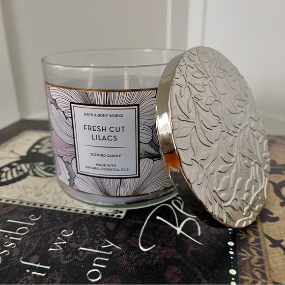Bath & Body Works Other - Bath & Body Works Fresh Cut Lilacs Three Wick Scented Candle